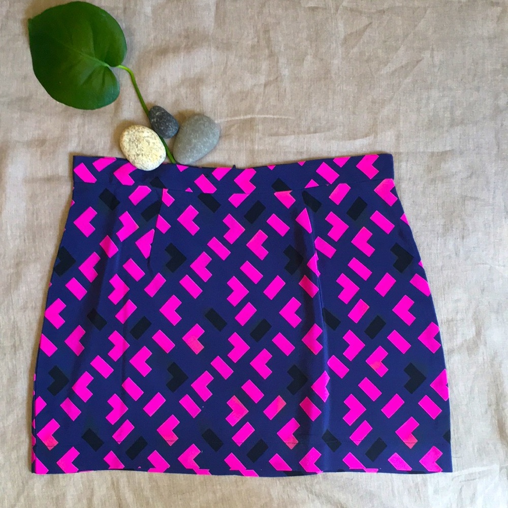 Amanda Uprichard 100% silk mini skirt